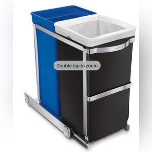 Simplehuman 35L Chrome Recycler